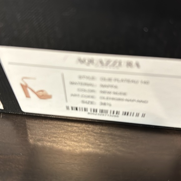 Aquazzura nude platform ollie sandal brand new - Picture 6 of 6